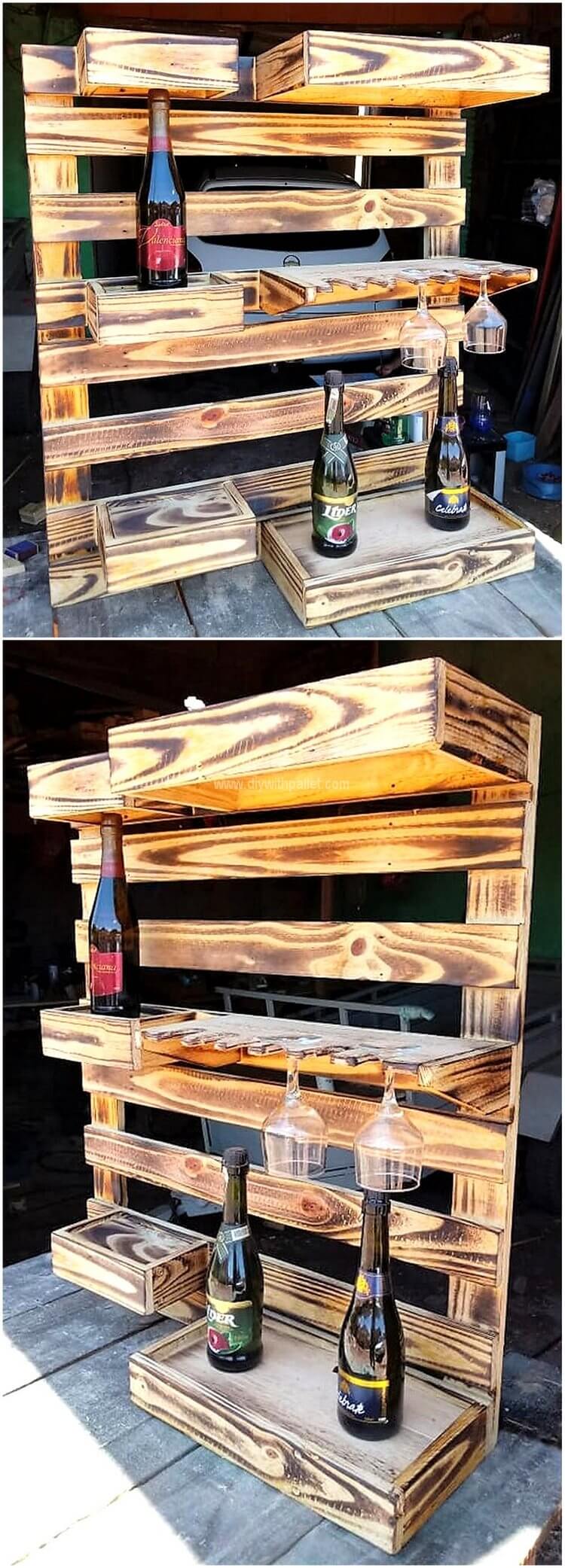pallet wall bar plan