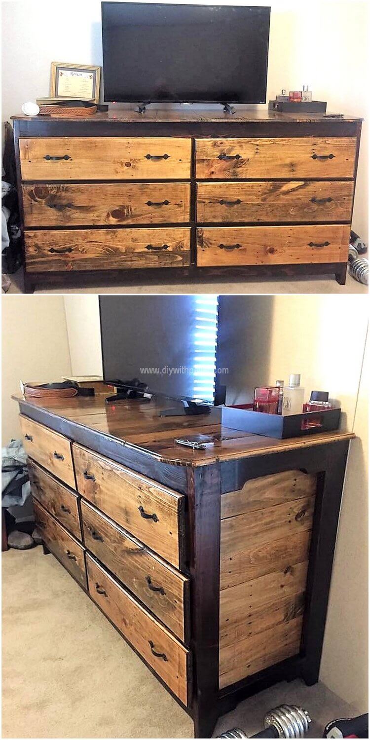 pallet tv stand plan