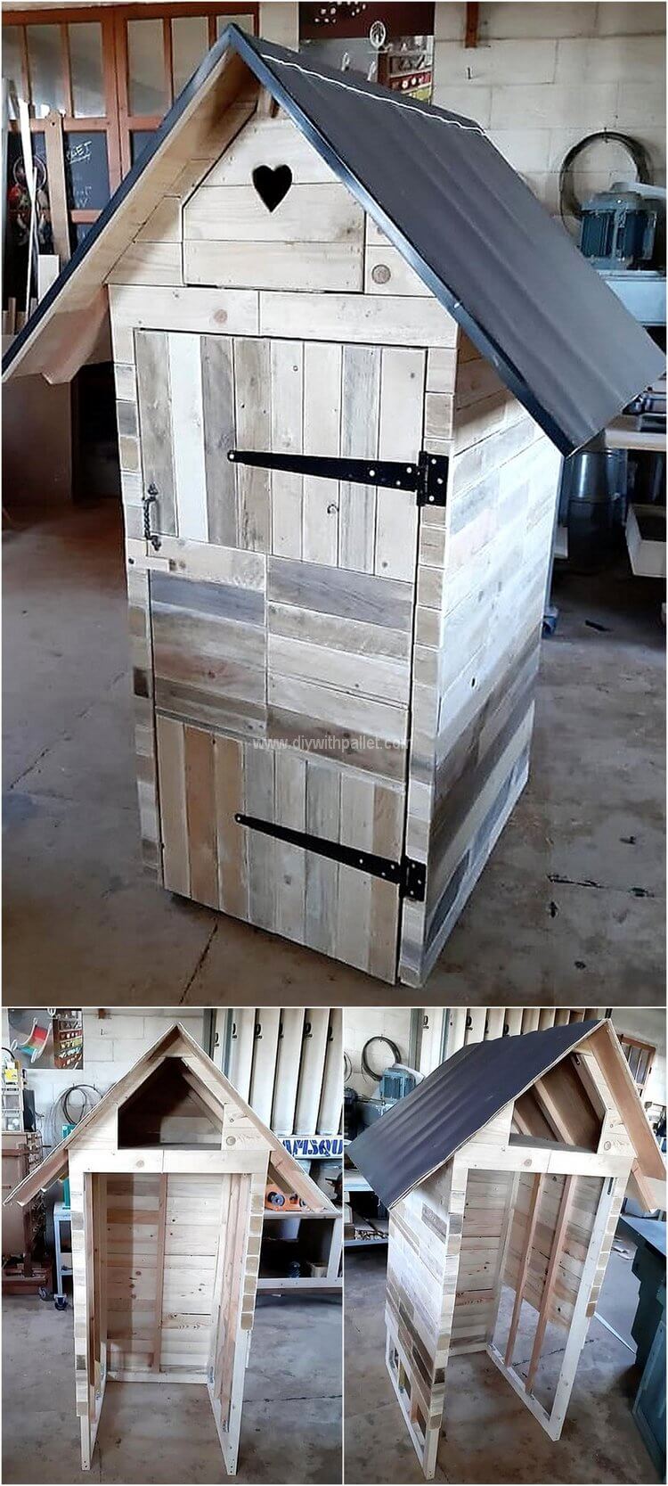 pallet garbage shed