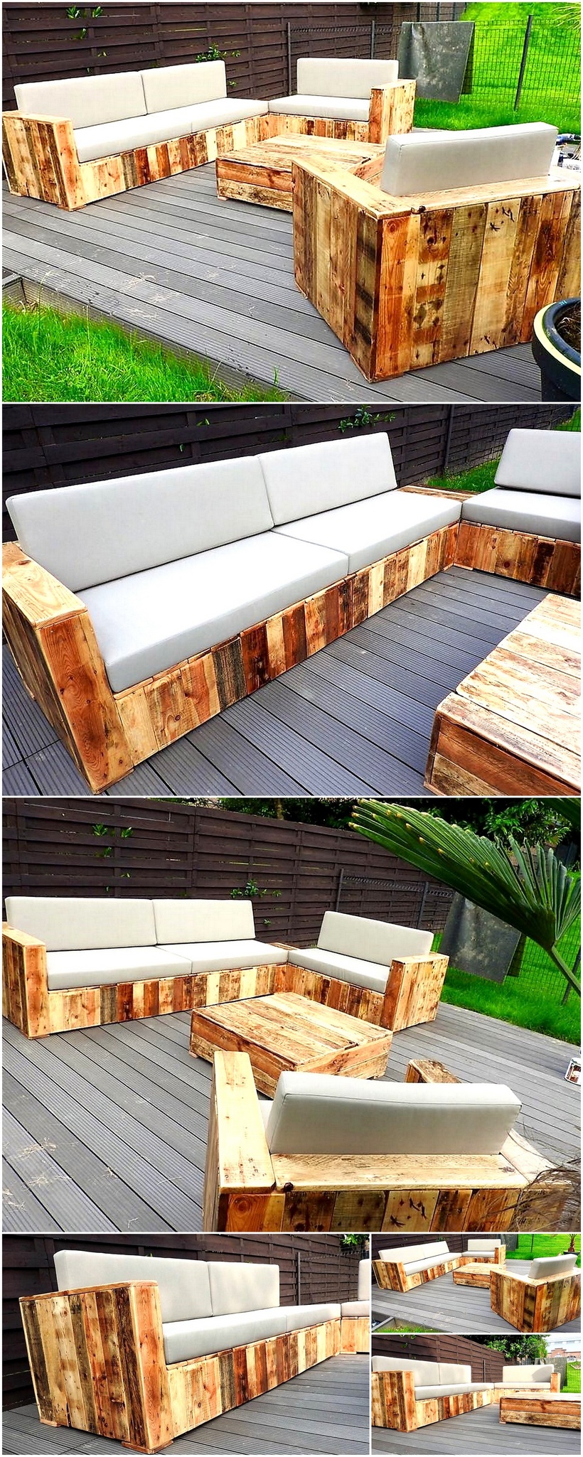 pallet outdoor garden furniture