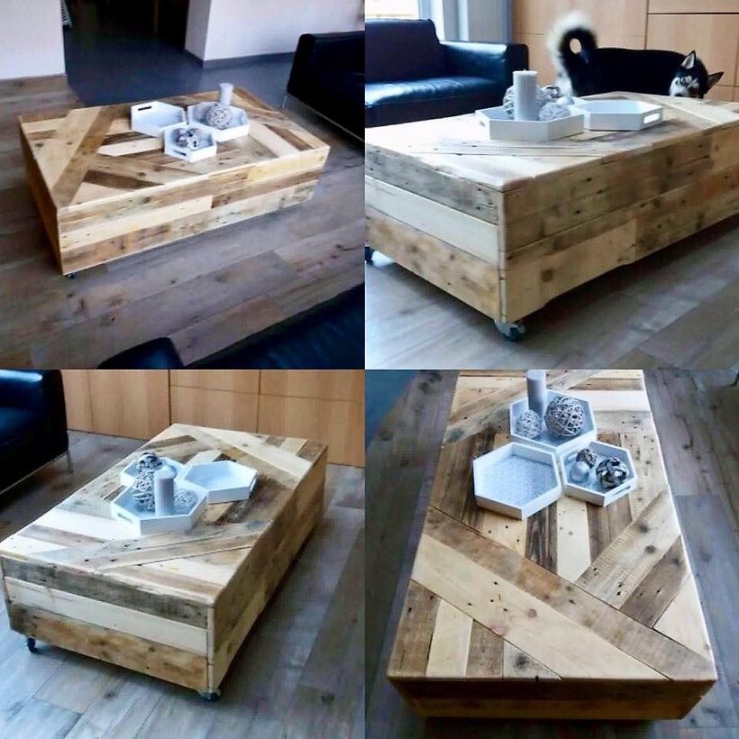 wood pallet table