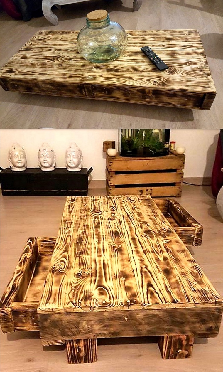 wood pallet table