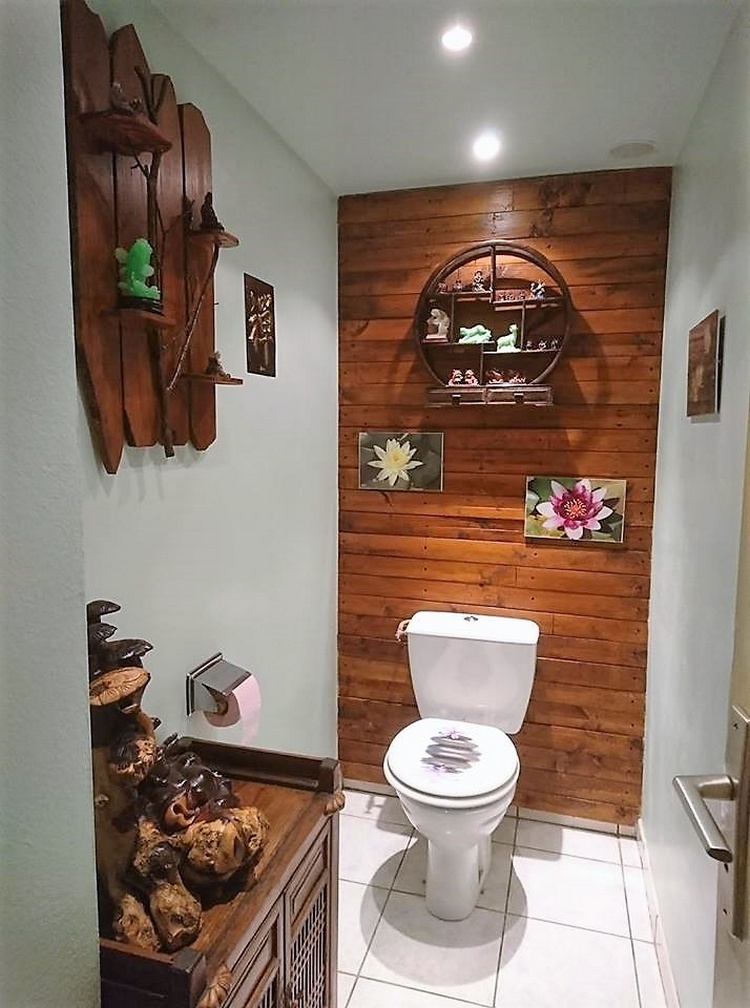 pallets washroom panelling