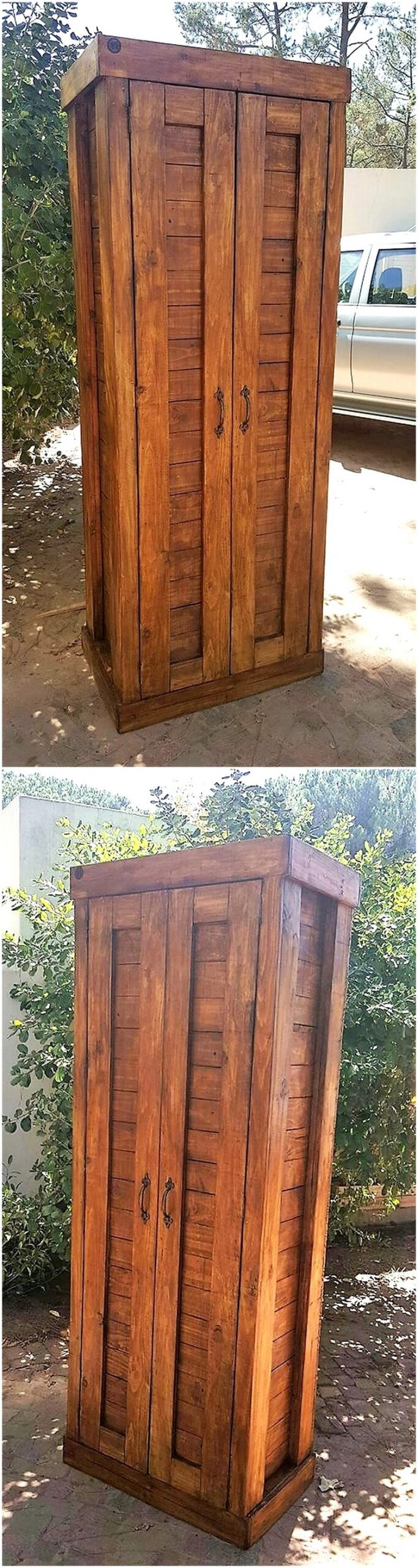 wood pallet closet