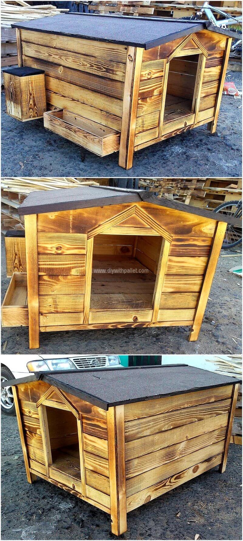 pallet dog house