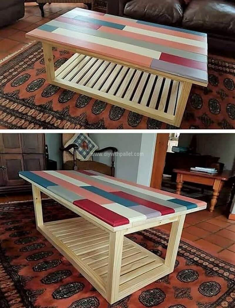 pallet centre table