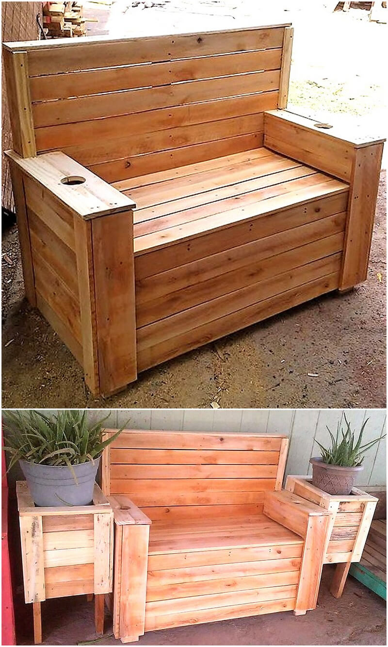 pallets patio couch plan