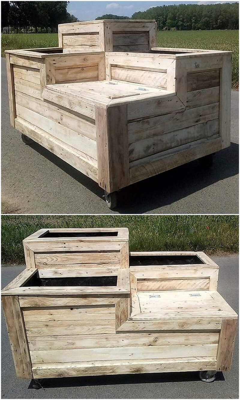 Pallets Multi-Tiered Gardener