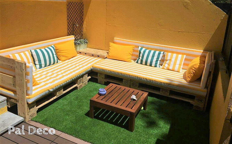wood pallet outdoor furniture