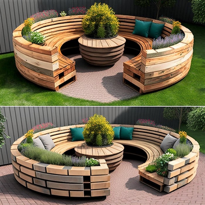 Wood Pallet Outdoor Furniture (17)