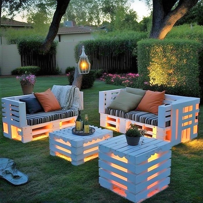 Wood Pallet Outdoor Furniture (29)